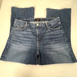 Jen7 For All Mankind Cropped Kick Jeans Size 16